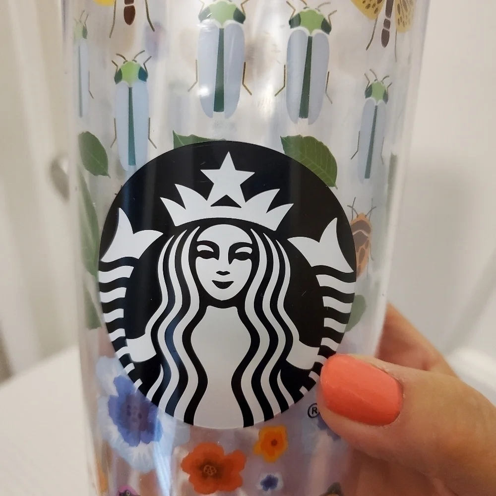 Starbucks 2020 Butterflies, Birds, & Bugs 24 oz. COLD LIQUID tumbler